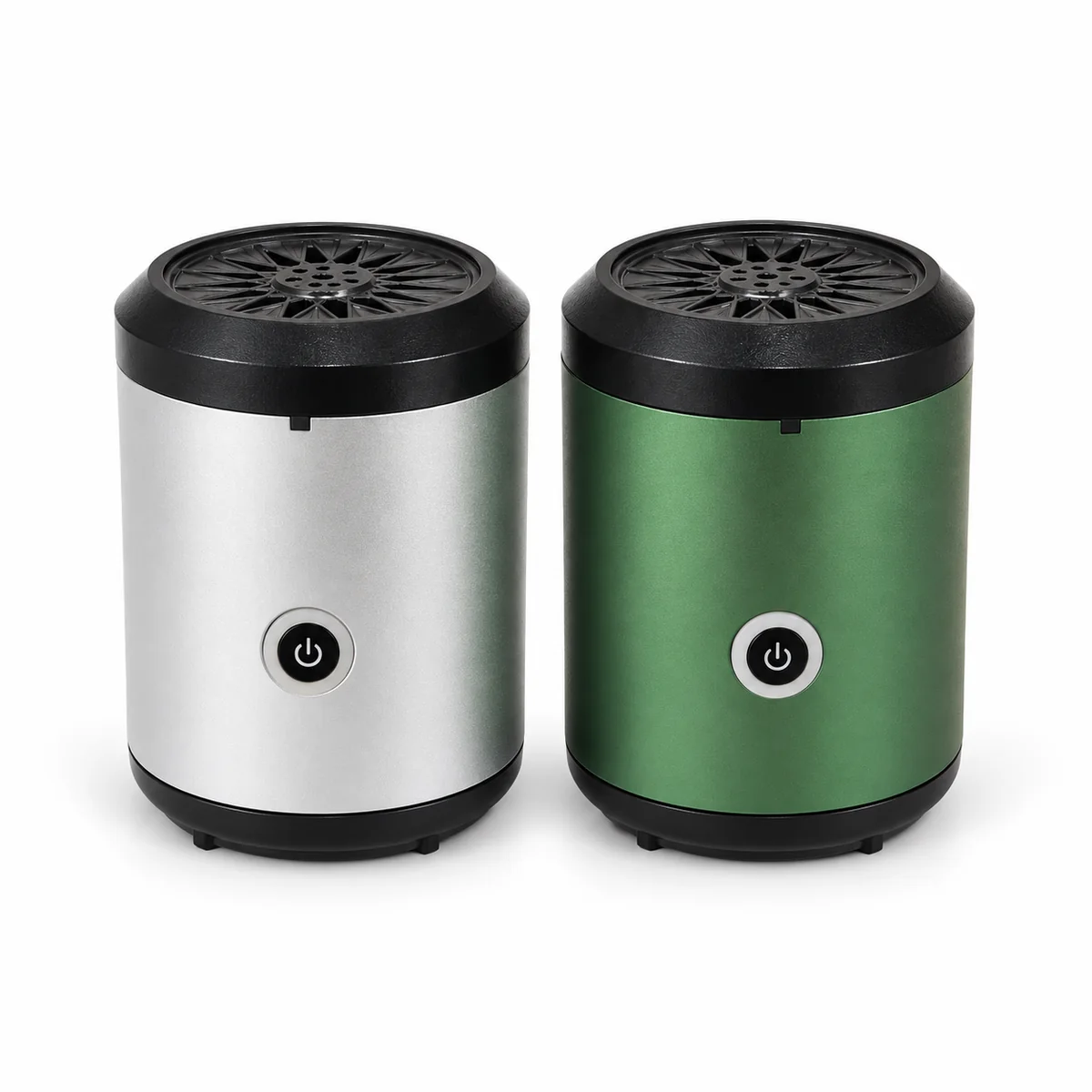 Silver & Green Electronic Incense Burners