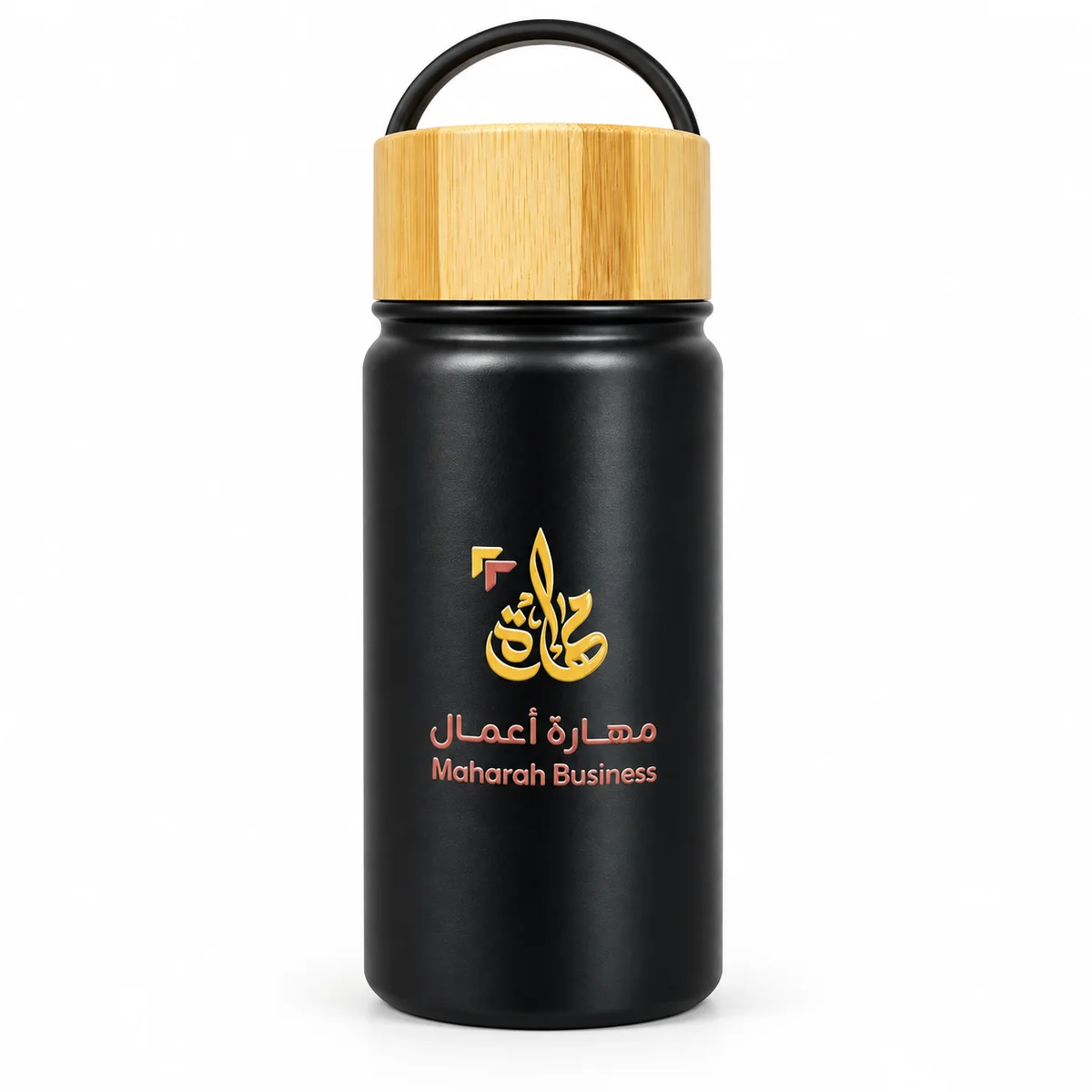 Black Branded Bottle — Additional View