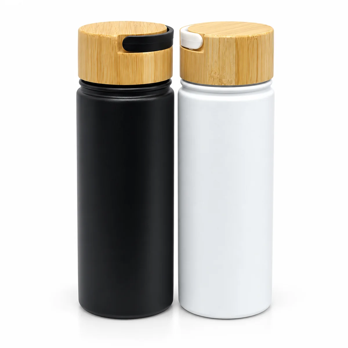 Bottles with Bamboo Lids