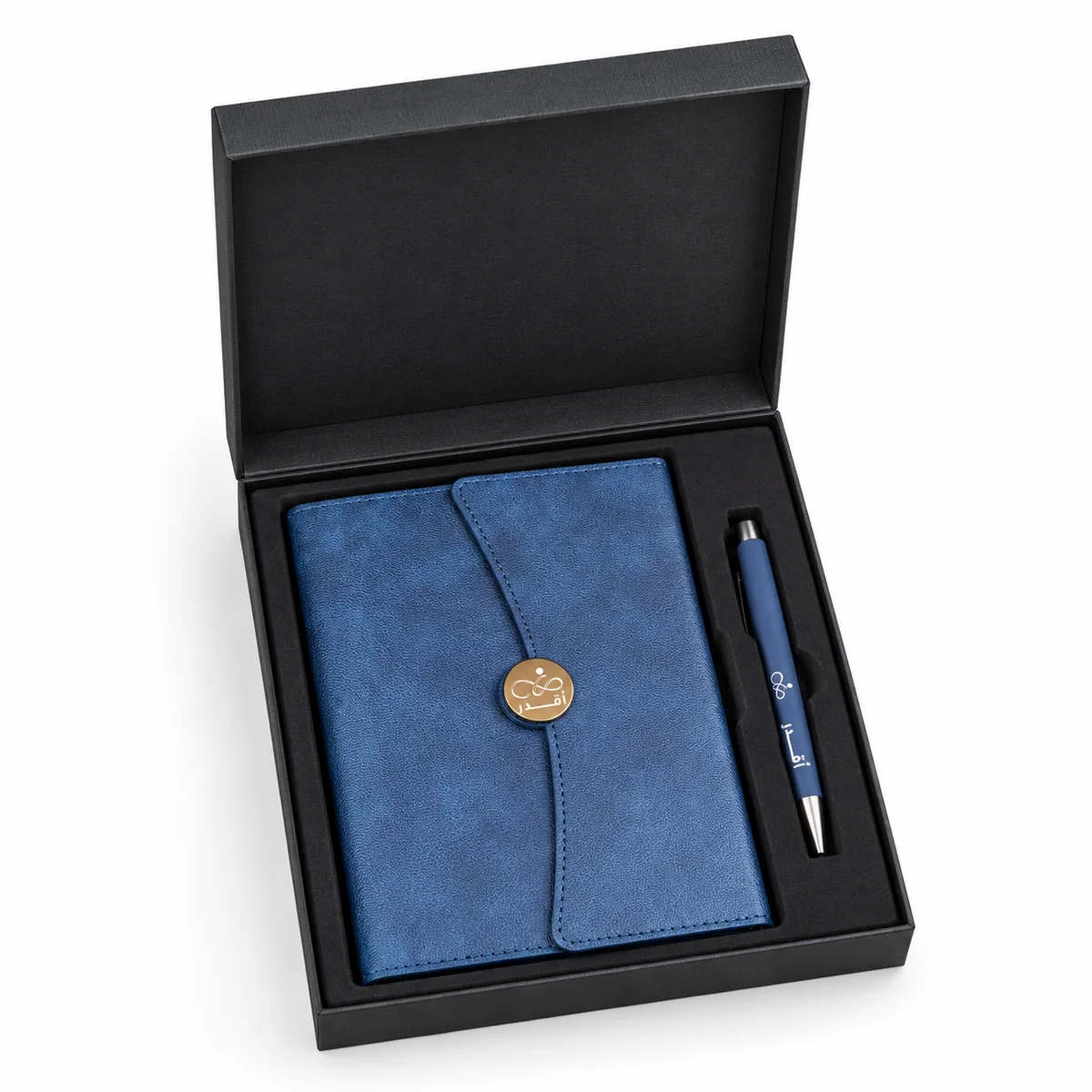 Blue Notebook & Pen Gift Set