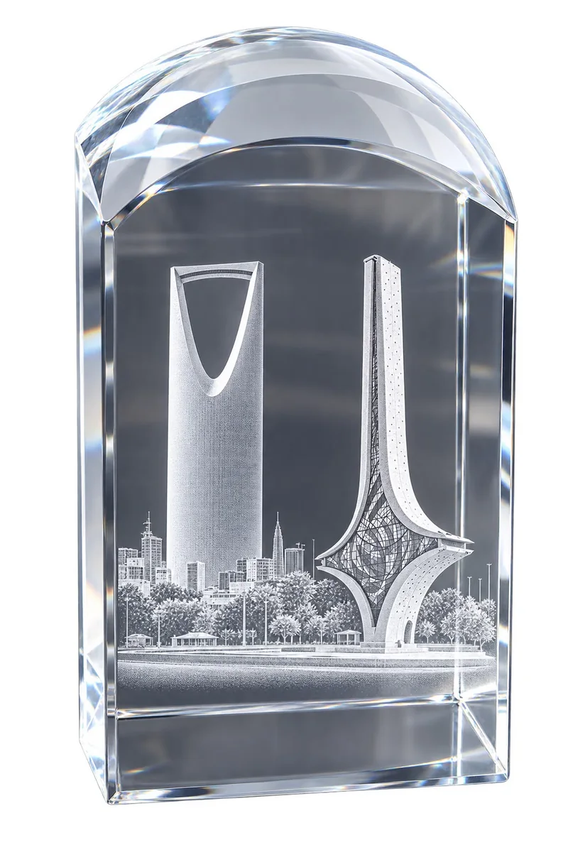 Engraved Saudi Landmark Award